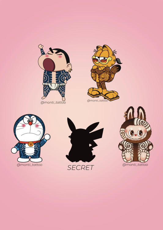 Pack de stickers TATTOOED LEGENDS