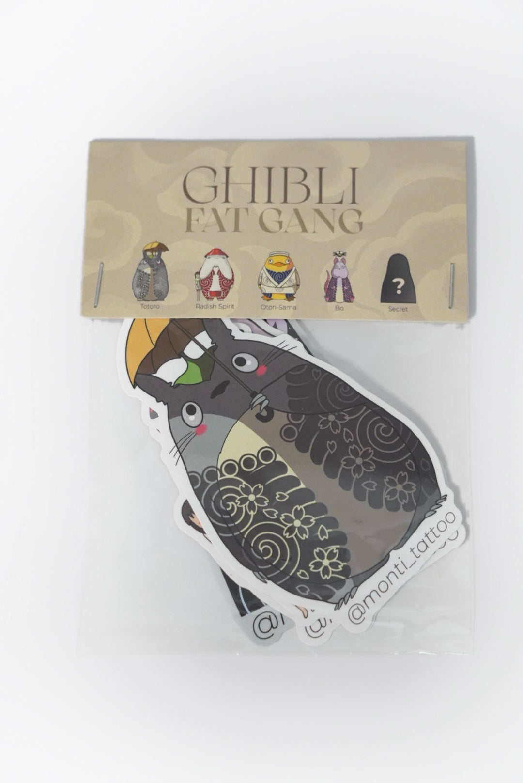 Pack de stickers GHIBLI FAT GANG